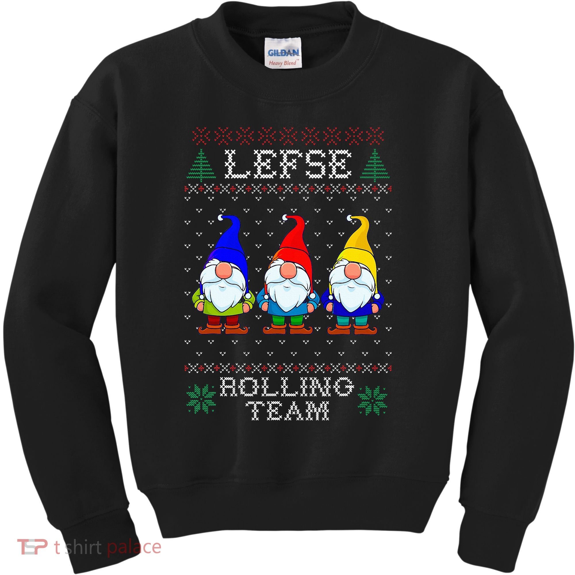 Lefse Rolling Team Christmas Baking Tomte Gnome Xmas  Kids Sweatshirt