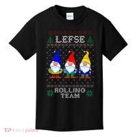 Lefse Rolling Team Christmas Baking Tomte Gnome Xmas  Kids T-Shirt thumb 0