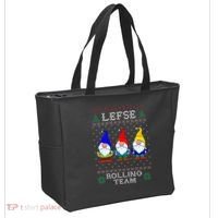 Lefse Rolling Team Christmas Baking Tomte Gnome Xmas  Tote Bag thumb 2