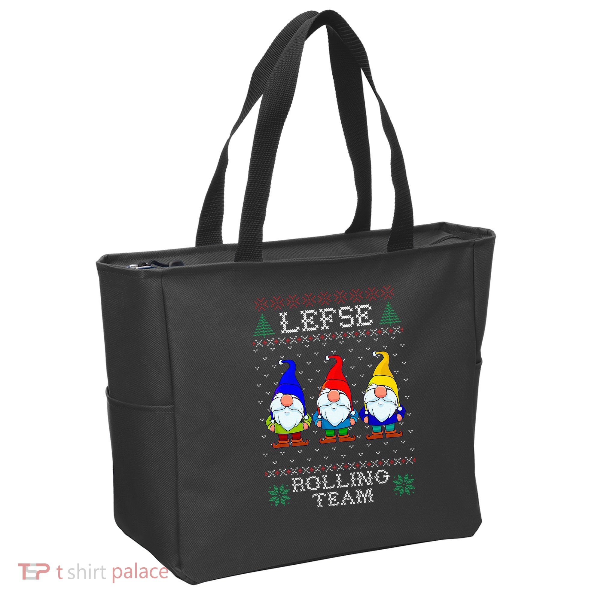 Lefse Rolling Team Christmas Baking Tomte Gnome Xmas  Tote Bag
