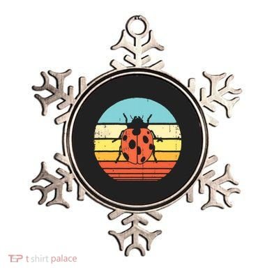 Ladybug Retro Vintage 60s 70s Sunset Bug Insect Men Women Ornament