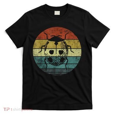 Ladybug Retro Vintage 60s 70s Sunset Bug Insect T-Shirt