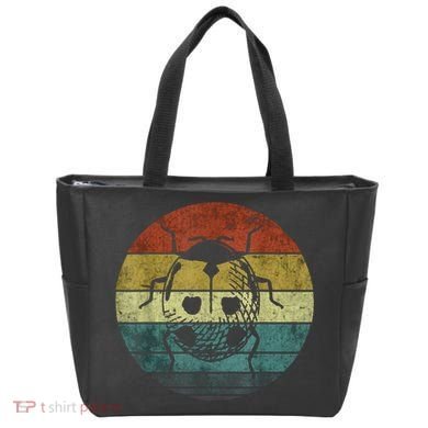 Ladybug Retro Vintage 60s 70s Sunset Bug Insect Tote Bag