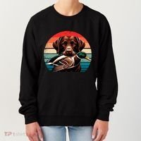 Labrador Retriever With Mallard Duck Hunting Gift Women's Sweatshirt thumb 0