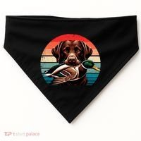 Labrador Retriever With Mallard Duck Hunting Gift USA-Made Doggie Bandana thumb 0
