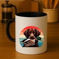 Labrador Retriever With Mallard Duck Hunting Gift Coffee Mug thumb 4