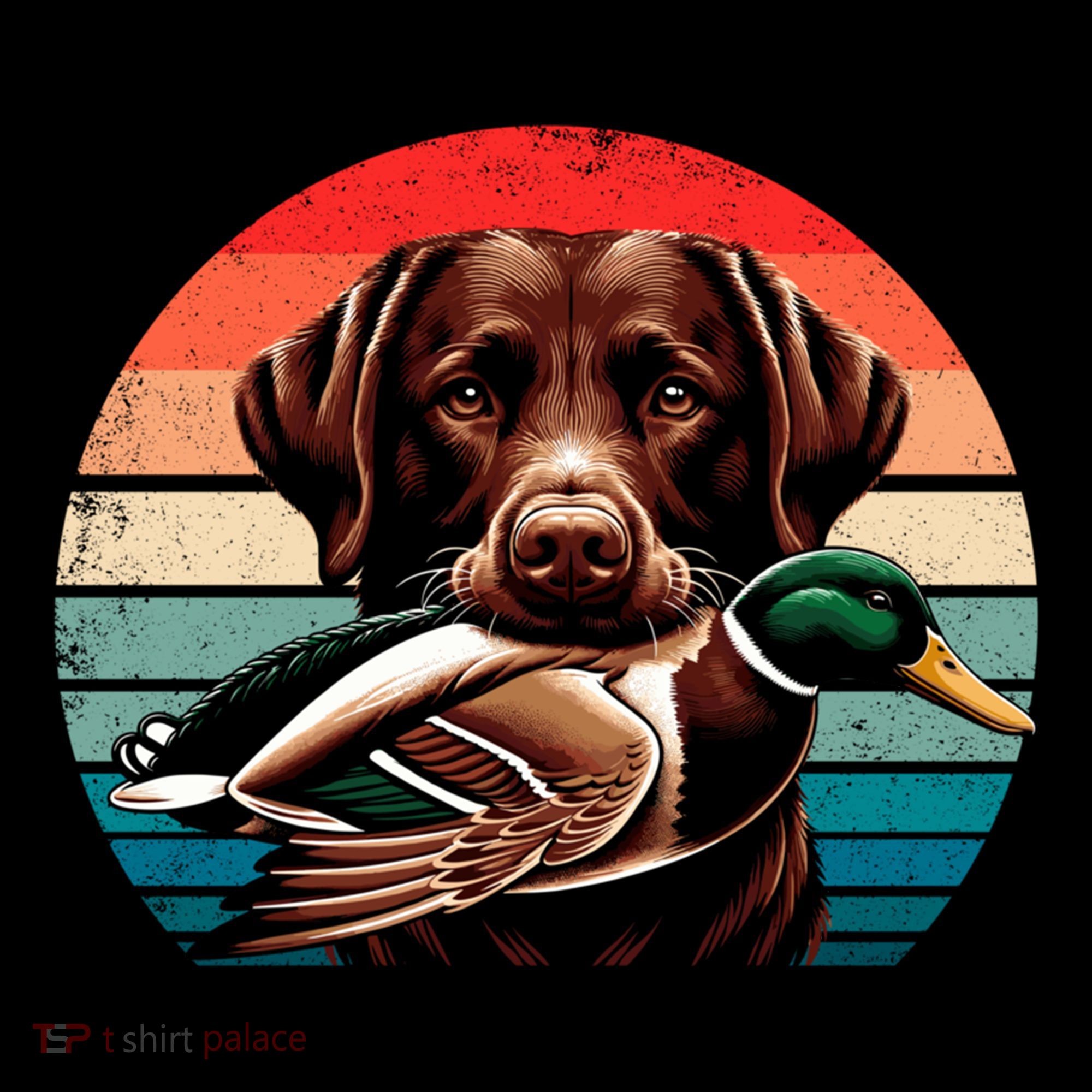 Labrador Retriever With Mallard Duck Hunting Gift Coffee Mug
