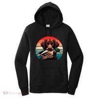 Labrador Retriever With Mallard Duck Hunting Gift Women's Hoodie thumb 0