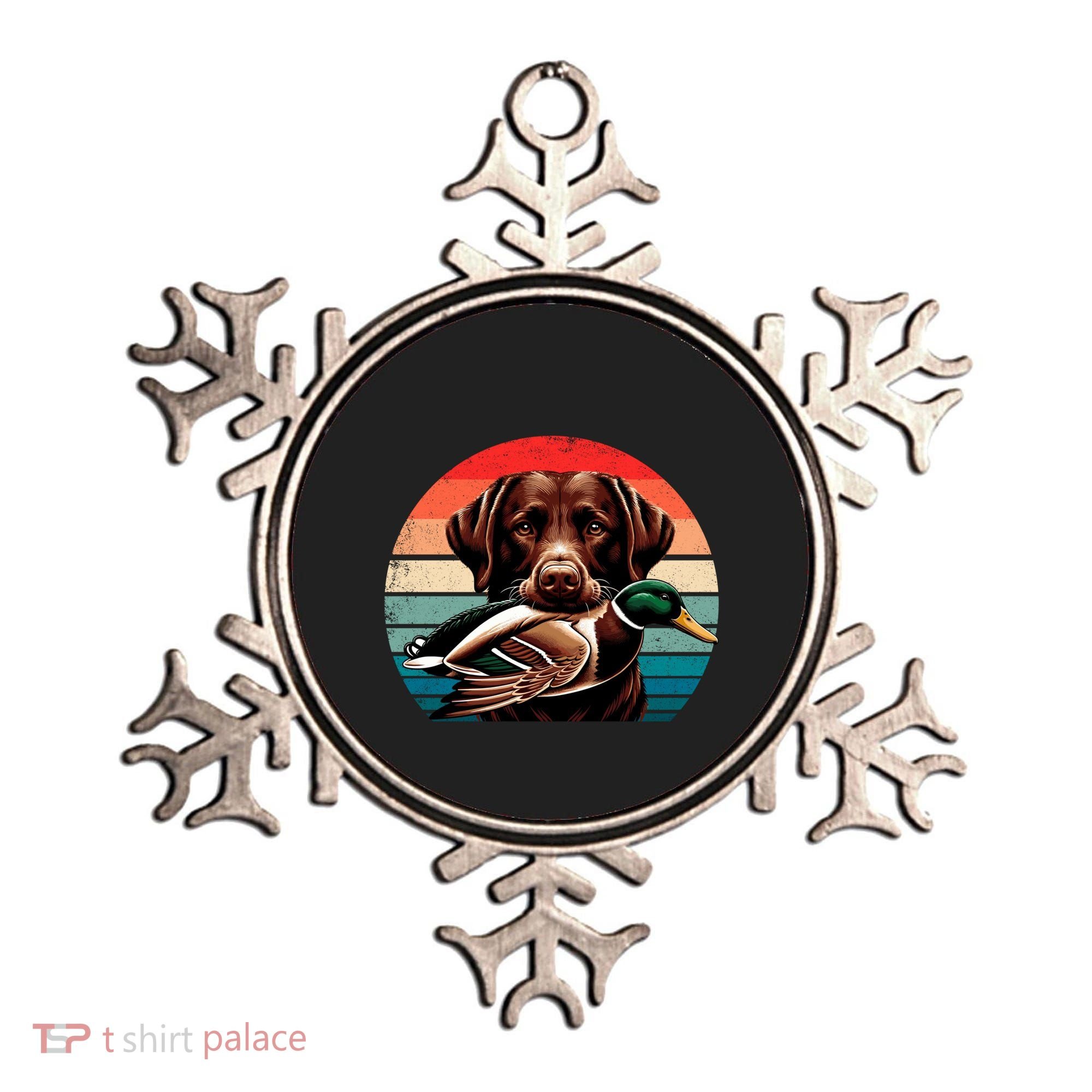 Labrador Retriever With Mallard Duck Hunting Gift Ornament