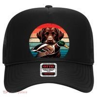 Labrador Retriever With Mallard Duck Hunting Gift Hat thumb 0