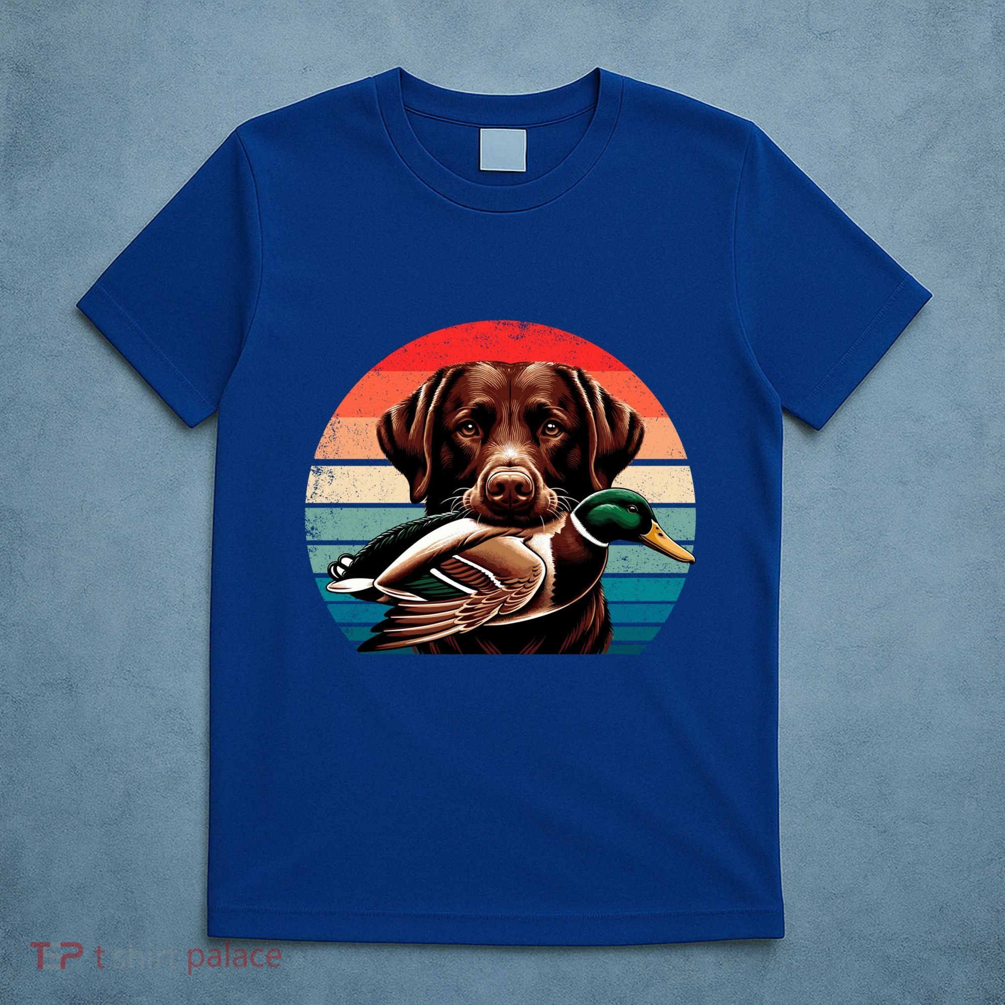 Labrador Retriever With Mallard Duck Hunting Gift T-Shirt