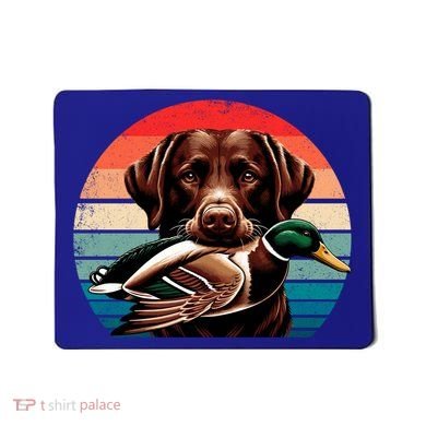 Labrador Retriever With Mallard Duck Hunting Gift Mousepad