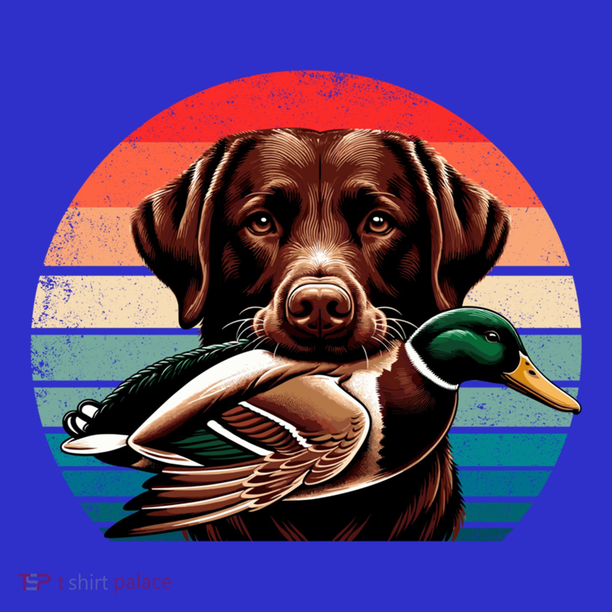 Labrador Retriever With Mallard Duck Hunting Gift Mousepad