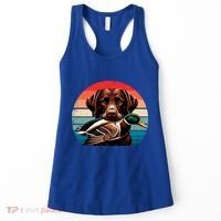 Labrador Retriever With Mallard Duck Hunting Gift Women's Tank Top thumb 0
