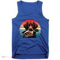 Labrador Retriever With Mallard Duck Hunting Gift Tank Top thumb 0