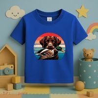 Labrador Retriever With Mallard Duck Hunting Gift Toddler T-Shirt thumb 3