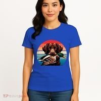 Labrador Retriever With Mallard Duck Hunting Gift Women's T-Shirt thumb 4