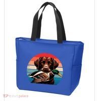 Labrador Retriever With Mallard Duck Hunting Gift Tote Bag thumb 3