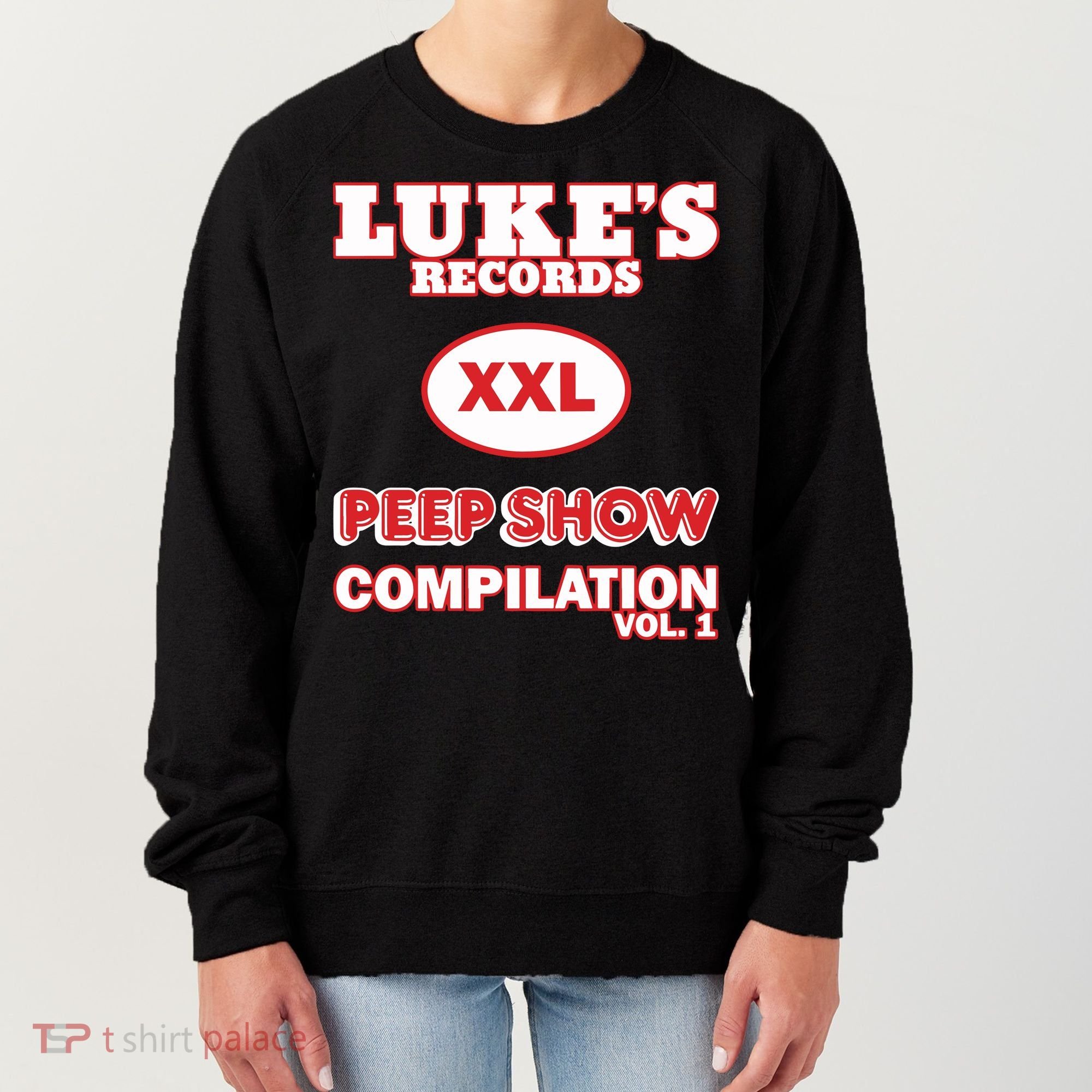 Lukes Records Xxl Peep Show Compilation Vol 1 Women's Sweatshirt
