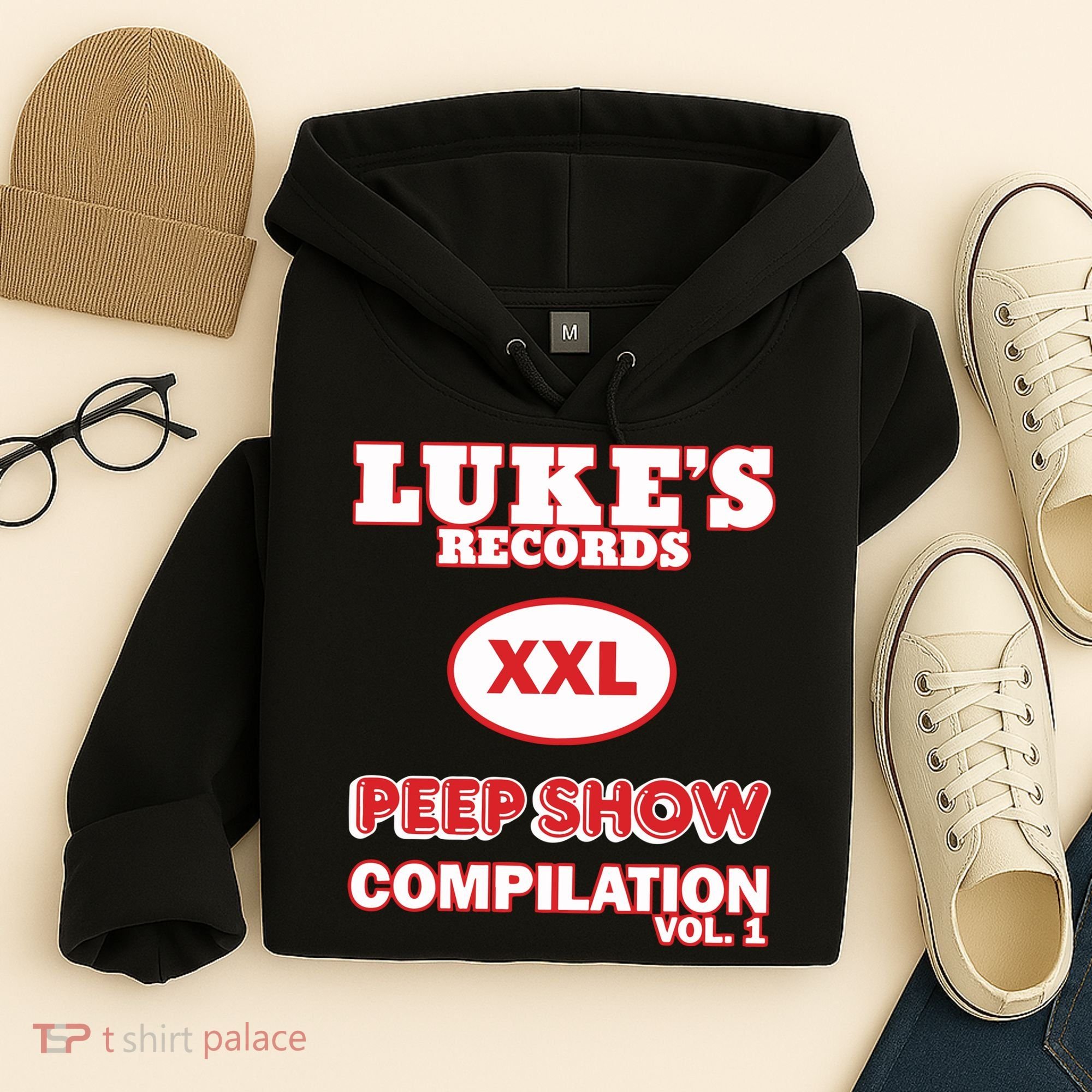 Lukes Records Xxl Peep Show Compilation Vol 1 Hoodie
