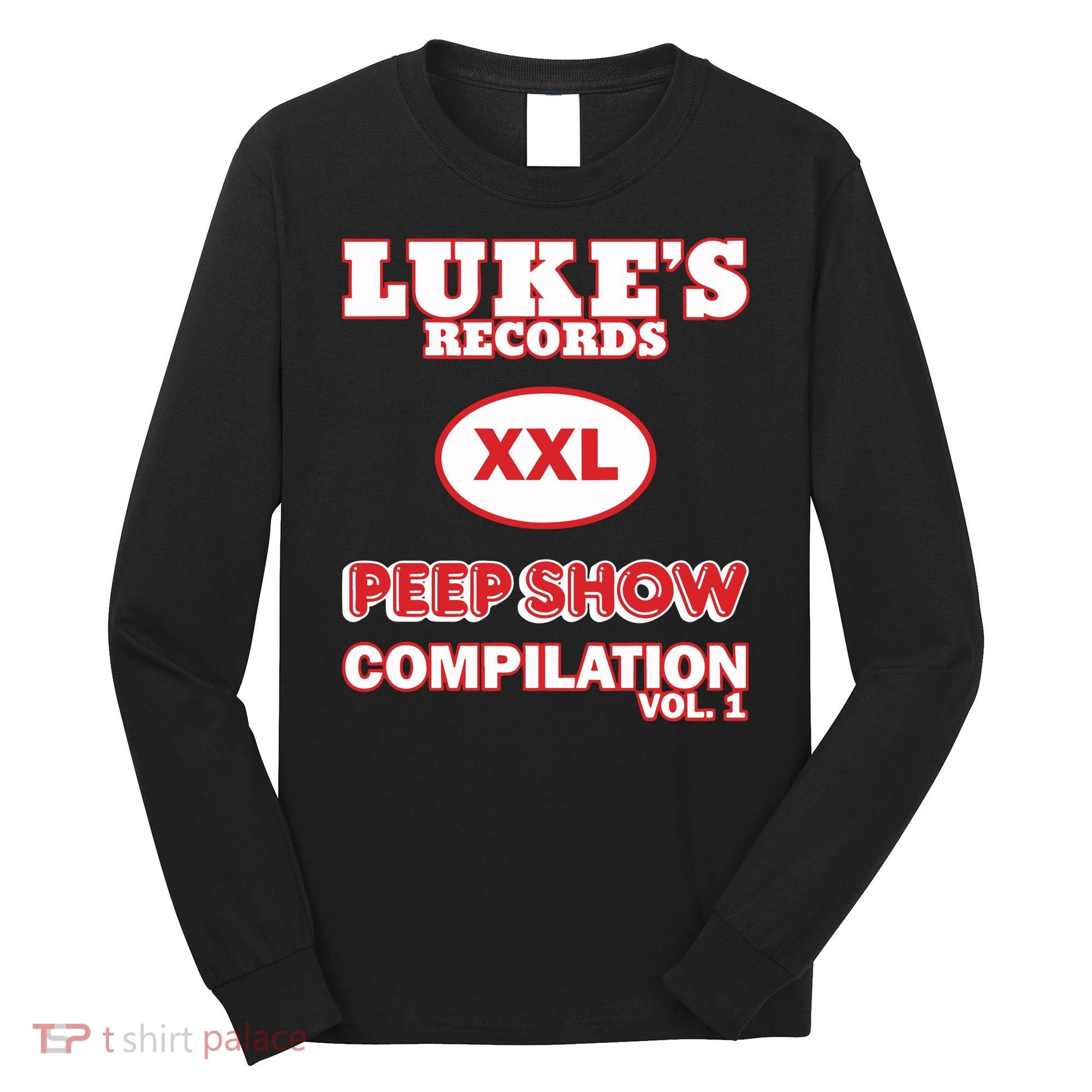 Lukes Records Xxl Peep Show Compilation Vol 1 Long Sleeve Shirt