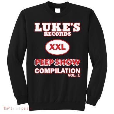 Lukes Records Xxl Peep Show Compilation Vol 1 Sweatshirt