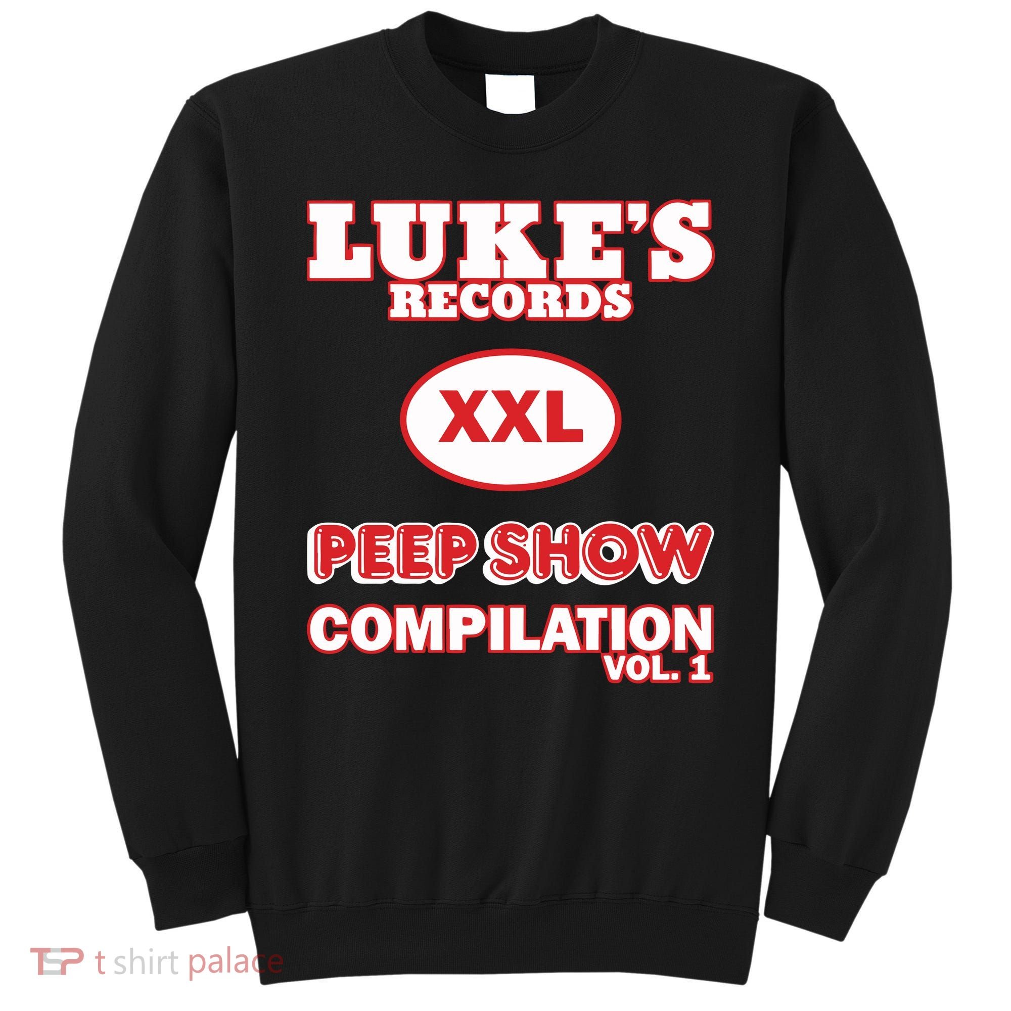 Lukes Records Xxl Peep Show Compilation Vol 1 Sweatshirt