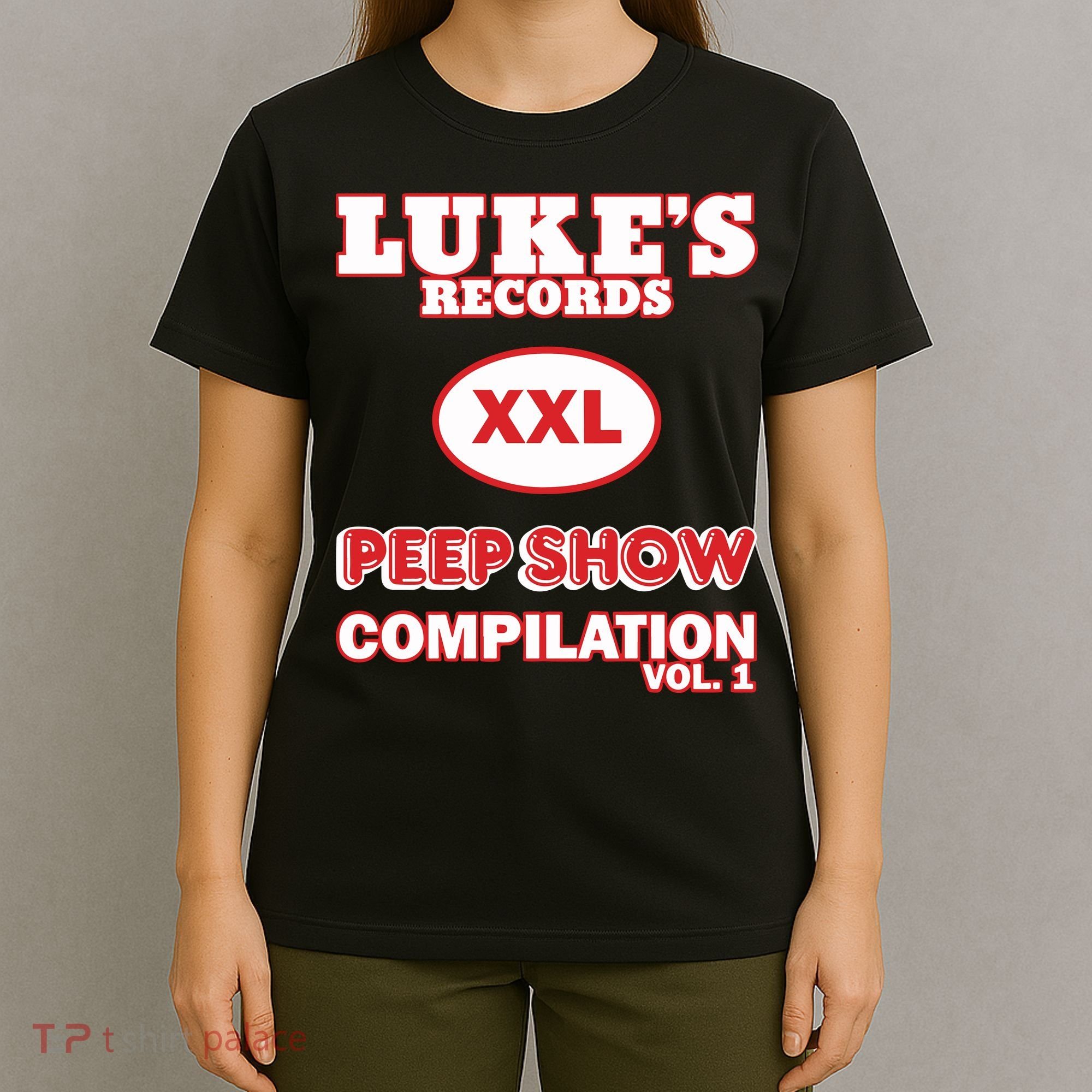 Lukes Records Xxl Peep Show Compilation Vol 1 T-Shirt