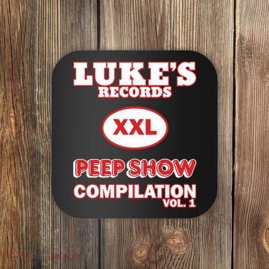 Lukes Records Xxl Peep Show Compilation Vol 1 Coaster
