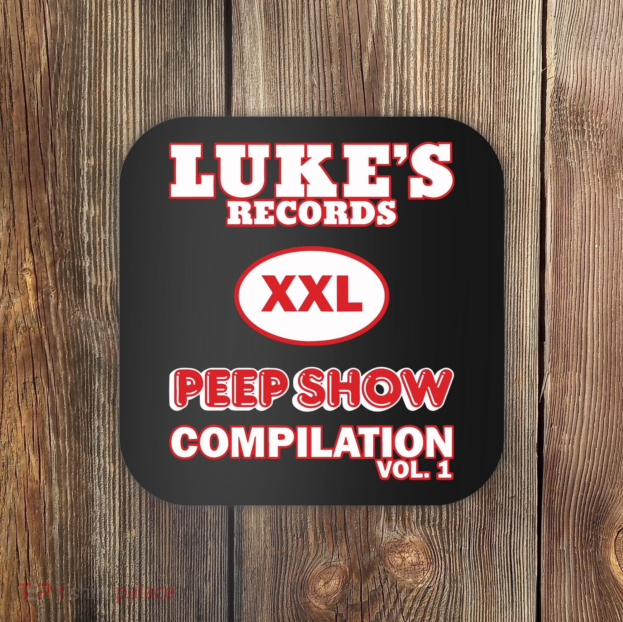 Lukes Records Xxl Peep Show Compilation Vol 1 Coaster