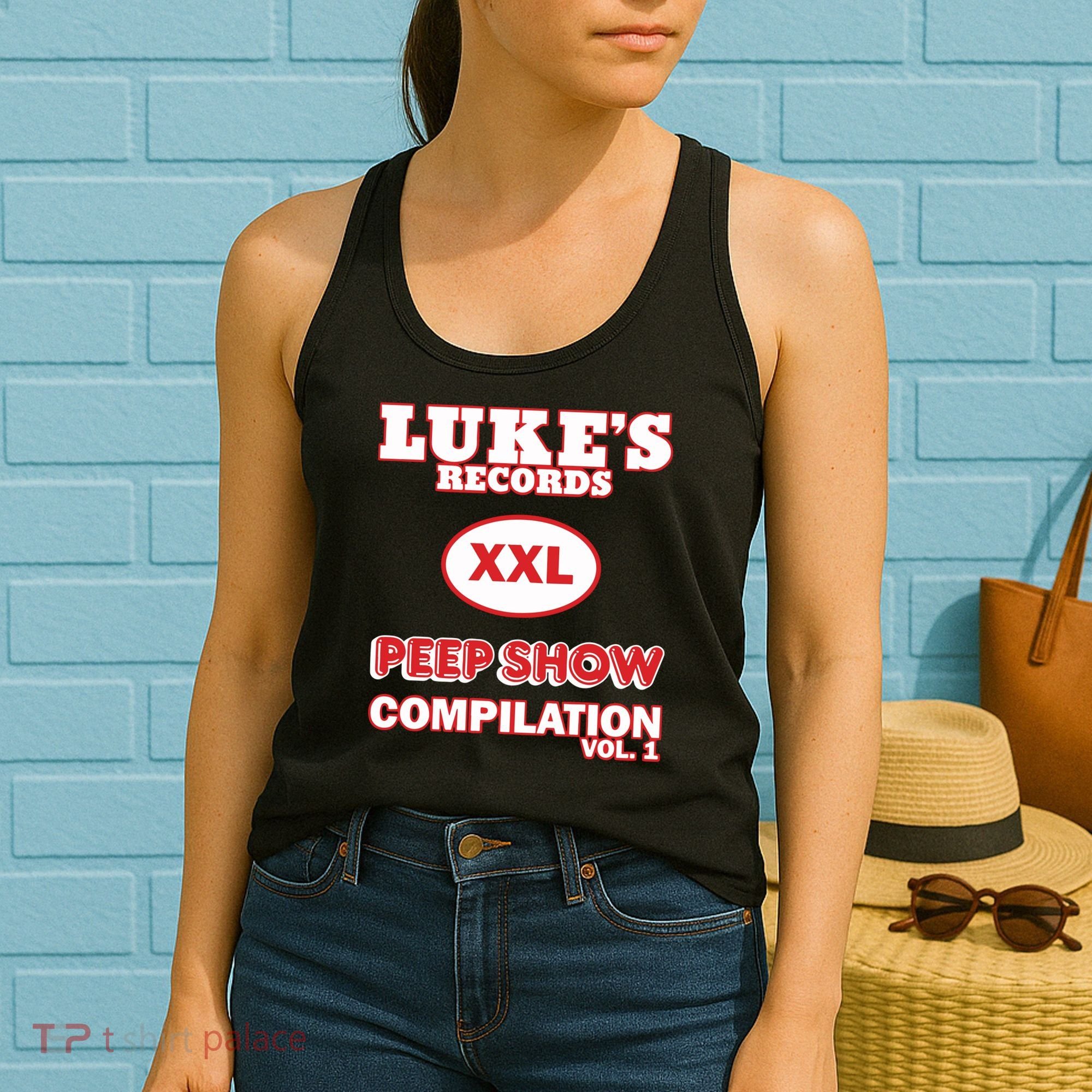 Lukes Records Xxl Peep Show Compilation Vol 1 Women's Tank Top