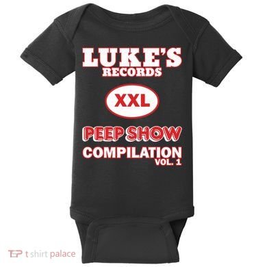 Lukes Records Xxl Peep Show Compilation Vol 1 Baby Bodysuit