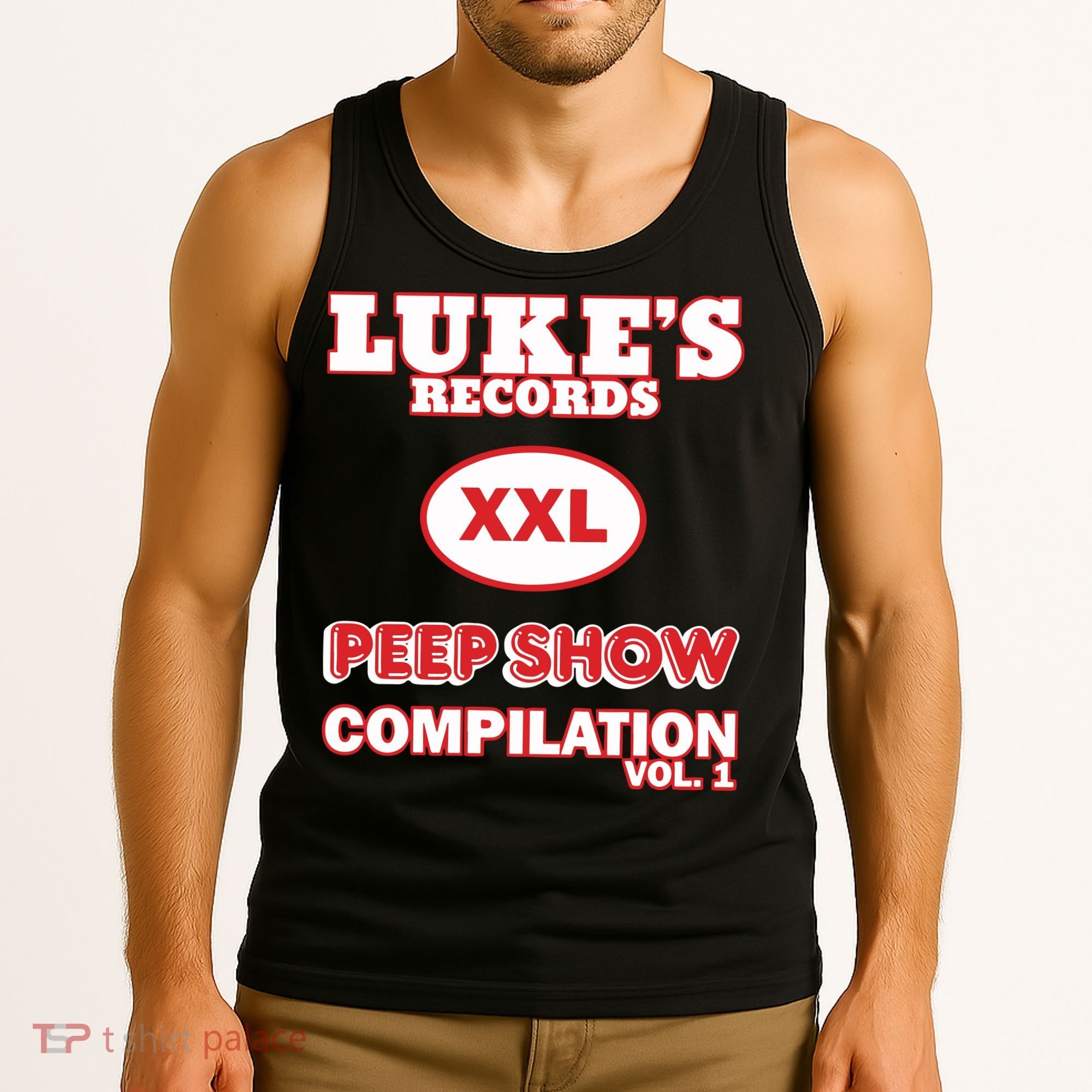 Lukes Records Xxl Peep Show Compilation Vol 1 Tank Top