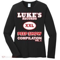 Lukes Records Xxl Peep Show Compilation Vol 1 Women's Long Sleeve Shirt thumb 0