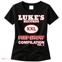 Lukes Records Xxl Peep Show Compilation Vol 1 Women's T-Shirt thumb 0