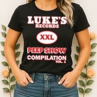 Lukes Records Xxl Peep Show Compilation Vol 1 Women's T-Shirt thumb 2