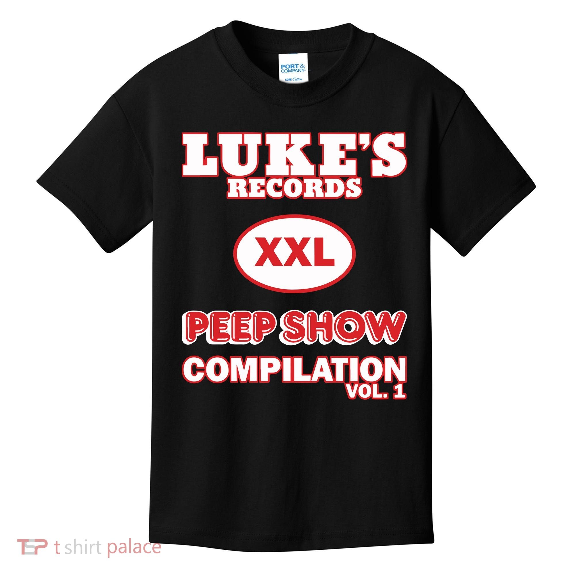 Lukes Records Xxl Peep Show Compilation Vol 1 Kids T-Shirt