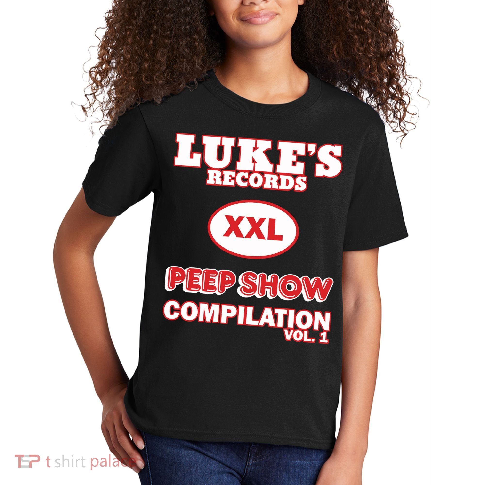 Lukes Records Xxl Peep Show Compilation Vol 1 Kids T-Shirt