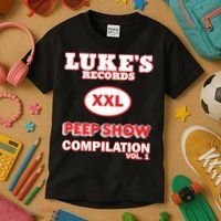 Lukes Records Xxl Peep Show Compilation Vol 1 Kids T-Shirt thumb 3
