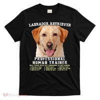 Labrador Retriever Yellow Lab Professional Human Trainer T-Shirt thumb 0