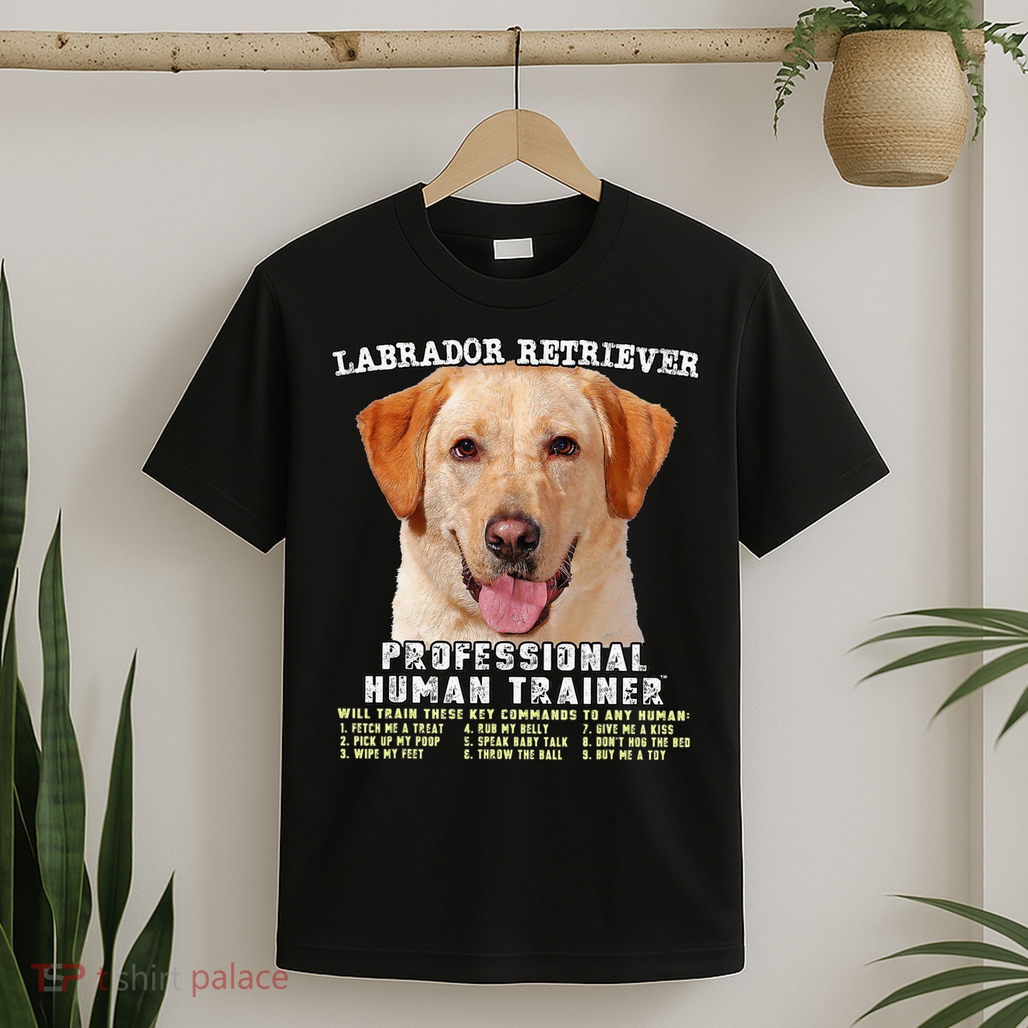 Labrador Retriever Yellow Lab Professional Human Trainer T-Shirt