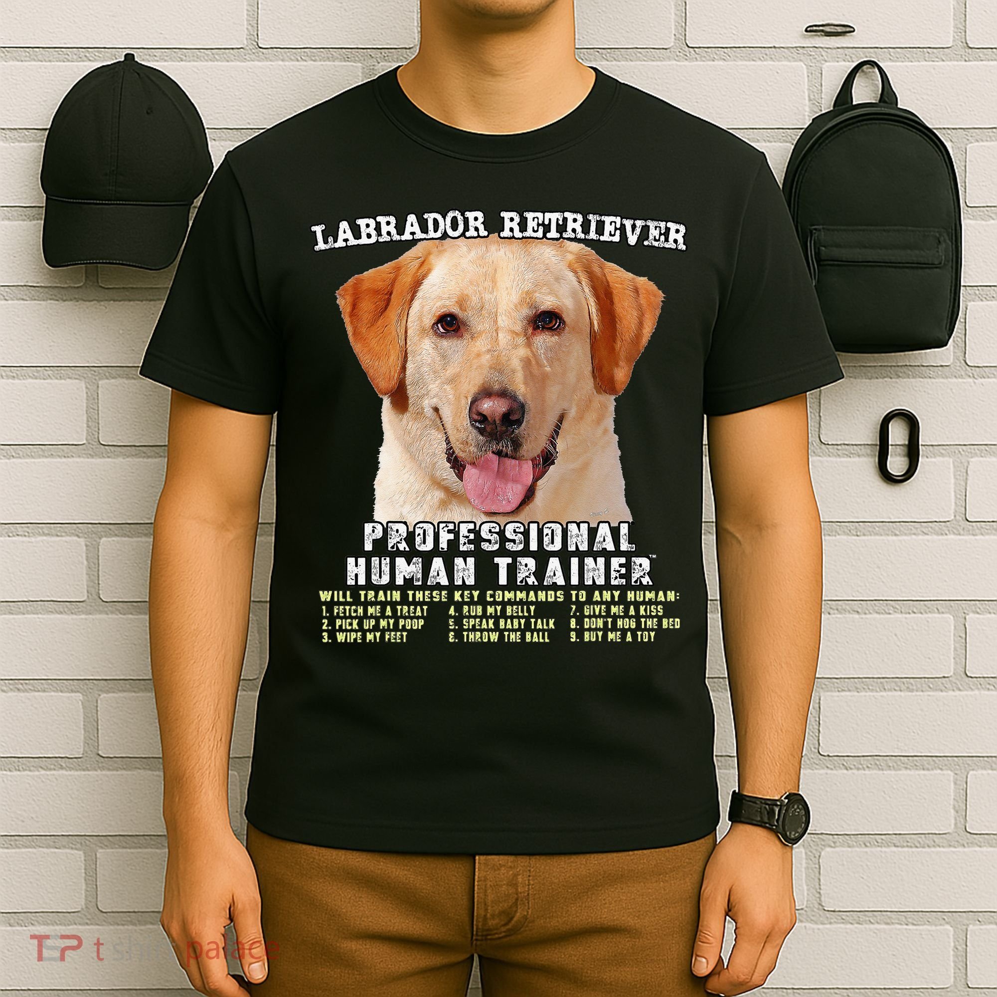Labrador Retriever Yellow Lab Professional Human Trainer T-Shirt