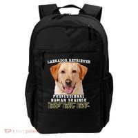 Labrador Retriever Yellow Lab Professional Human Trainer Backpack thumb 0