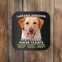 Labrador Retriever Yellow Lab Professional Human Trainer Coaster thumb 0
