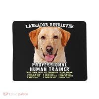 Labrador Retriever Yellow Lab Professional Human Trainer Mousepad thumb 0