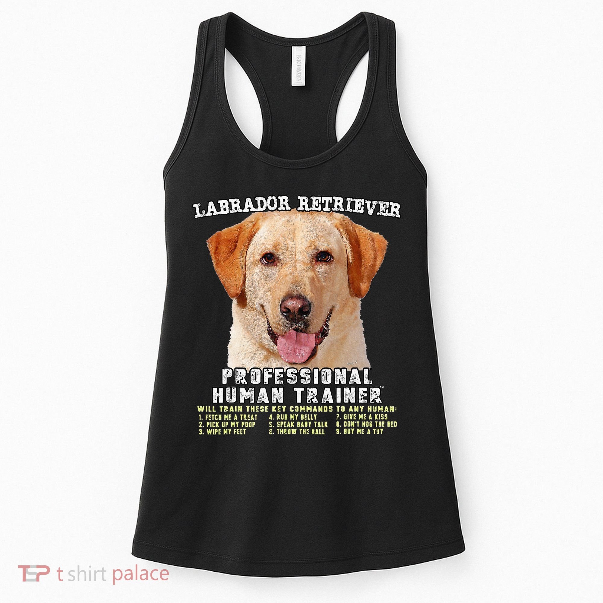 Labrador Retriever Yellow Lab Professional Human Trainer Women's Tank Top