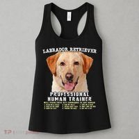 Labrador Retriever Yellow Lab Professional Human Trainer Women's Tank Top thumb 3