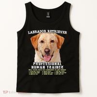 Labrador Retriever Yellow Lab Professional Human Trainer Tank Top thumb 2