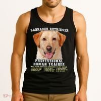 Labrador Retriever Yellow Lab Professional Human Trainer Tank Top thumb 3