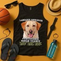 Labrador Retriever Yellow Lab Professional Human Trainer Tank Top thumb 4